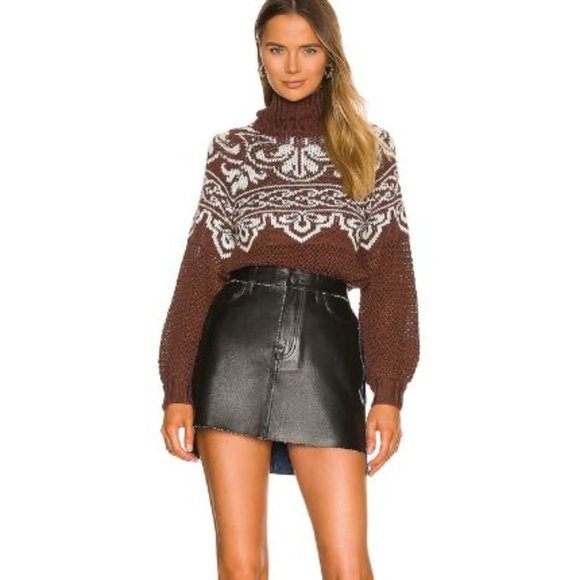 Tularosa Sweaters Revolve Tularosa Cayleen Fair Isle Turtleneck